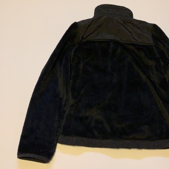 The Children’s Place Soft Fuzzy Black Jacket - Girl’s Size 7/8 - Picture 6 of 8